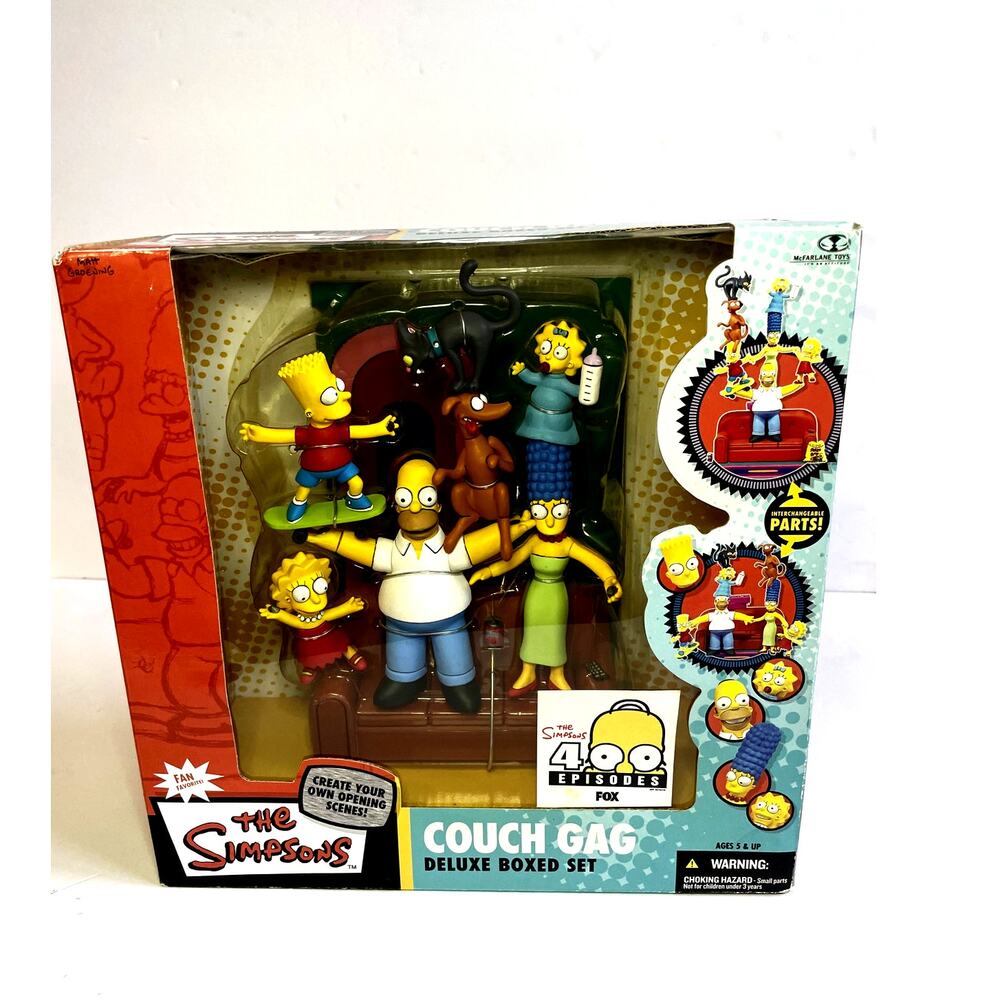 The Simpsons Couch Gag Deluxe Boxed Set – McFarlane Toys 400th Episode Complete